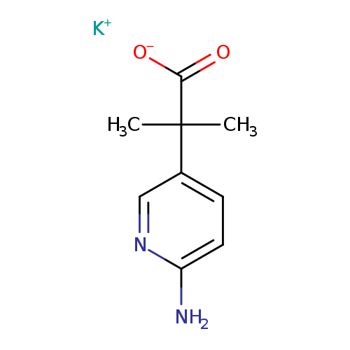 2-(6-aminopyridin-3-yl)-2-methylpropanoatepotassium