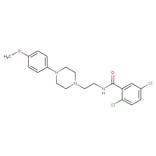 2,5-dichloro-N-{2-[4-(4-methoxyphenyl)piperazin-1-yl]ethyl}benzamide