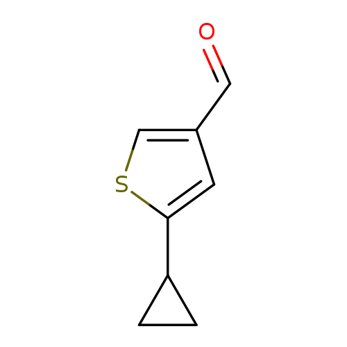 5-cyclopropylthiophene-3-carbaldehyde