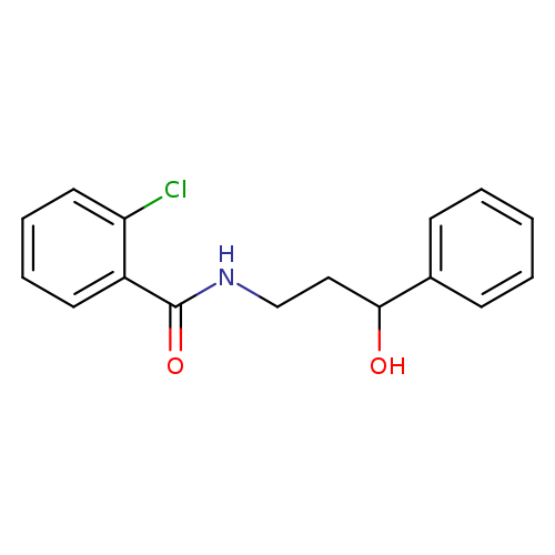 2-chloro-N-(3-hydroxy-3-phenylpropyl)benzamide