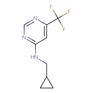 N-(cyclopropylmethyl)-6-(trifluoromethyl)pyrimidin-4-amine