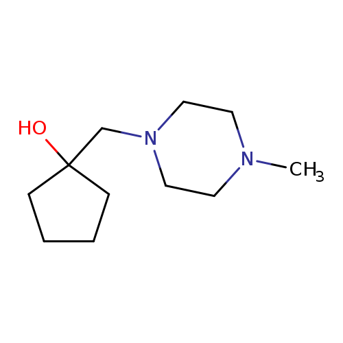 1-[(4-Methylpiperazin-1-yl)methyl]cyclopentan-1-ol