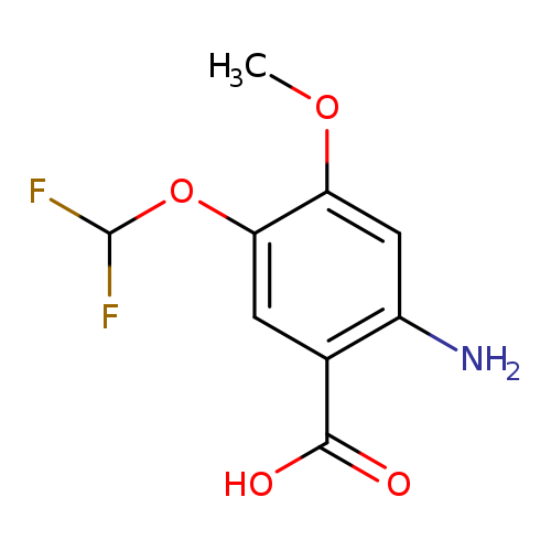 2-amino-5-(difluoromethoxy)-4-methoxybenzoic acid