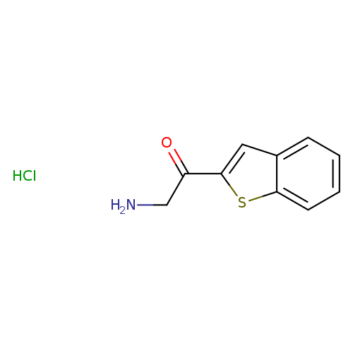 2-amino-1-(1-benzothiophen-2-yl)ethan-1-one hydrochloride