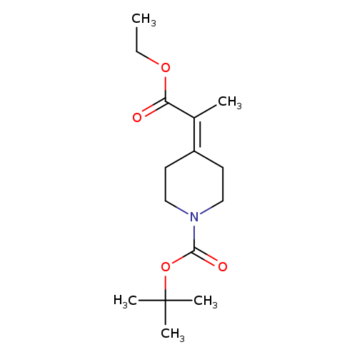 tert-butyl 4-(1-ethoxy-1-oxopropan-2
-ylidene)piperidine-1-carboxylate