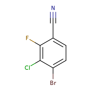 Benzonitrile, 4-bromo-3-chloro-2-fluoro-