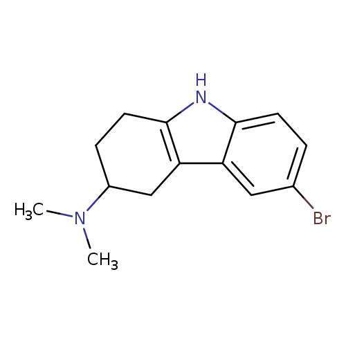 6-Bromo-3-(dimethylamino)-1,2,3,4-tetrahydro-9h-carbazole