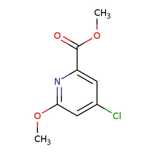 2-Pyridinecarboxylic acid, 4-chloro-6-methoxy-, methyl ester