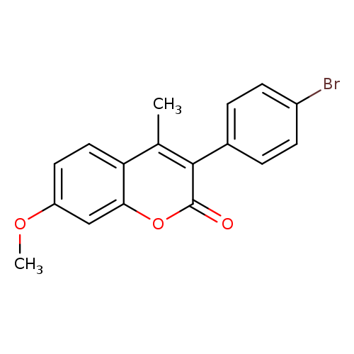 3-(4-bromophenyl)-7-methoxy-4-methyl-2H-chromen-2-one