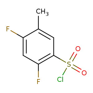 2,4-Difluoro-5-methylbenzene-1-sulfonyl chloride