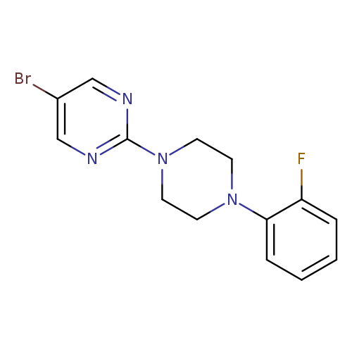 5-bromo-2-[4-(2-fluorophenyl)piperazin-1-yl]pyrimidine