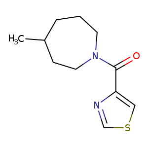 4-methyl-1-(1,3-thiazole-4-carbonyl)azepane