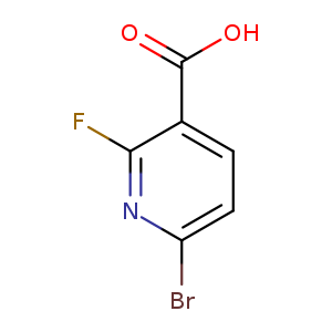 3-Pyridinecarboxylic acid, 6-bromo-2-fluoro-