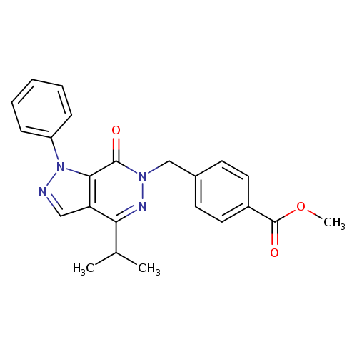 methyl 4-{[7-oxo-1-phenyl-4-(propan-2-yl)-1H,6H,7H-pyrazolo[3,4-d]pyridazin-6-yl]methyl}benzoate