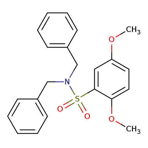N,N-dibenzyl-2,5-dimethoxybenzene-1-sulfonamide