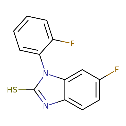 6-fluoro-1-(2-fluorophenyl)-1H-1,3-benzodiazole-2-thiol