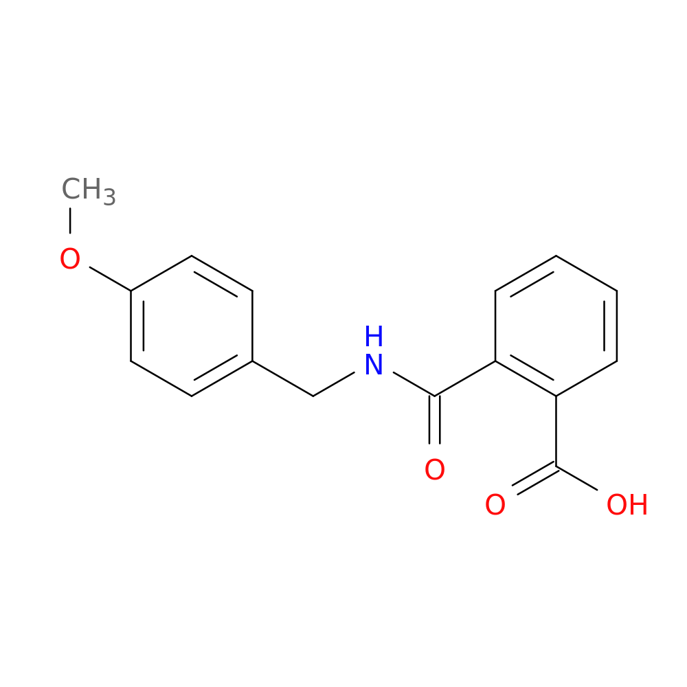 2-((4-Methoxybenzyl)carbamoyl)benzoic acid