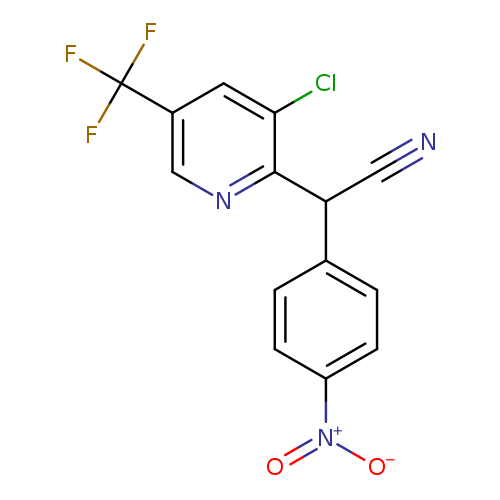 2-[3-Chloro-5-(trifluoromethyl)-2-pyridinyl]-2-(4-nitrophenyl)acetonitrile