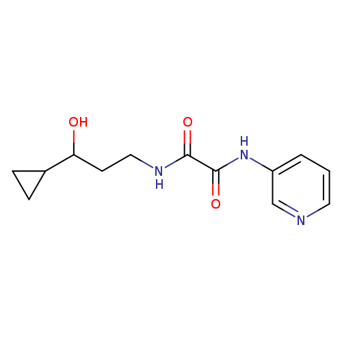 N-(3-cyclopropyl-3-hydroxypropyl)-N'-(pyridin-3-yl)ethanediamide