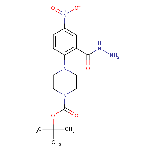 tert-butyl 4-[2-(hydrazinecarbonyl)-4-nitrophenyl]piperazine-1-carboxylate