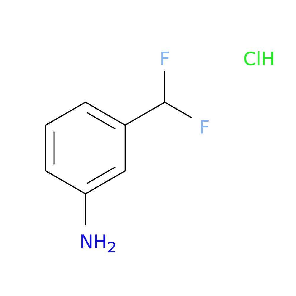 Benzenamine, 3-(difluoromethyl)-, hydrochloride (1:1)