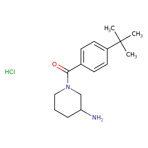 1-(4-tert-butylbenzoyl)piperidin-3-amine hydrochloride