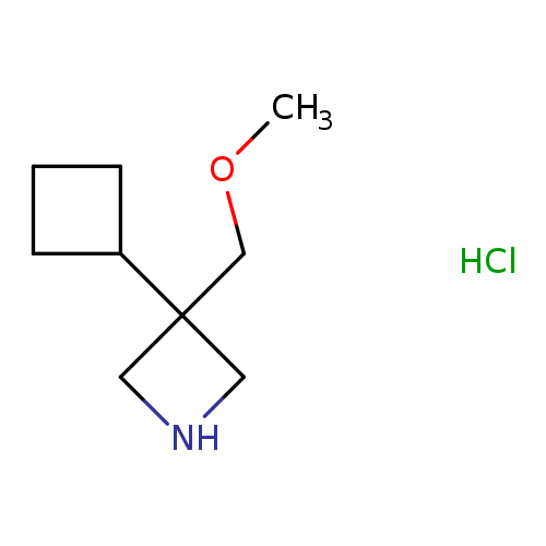 3-cyclobutyl-3-(methoxymethyl)azetidine hydrochloride