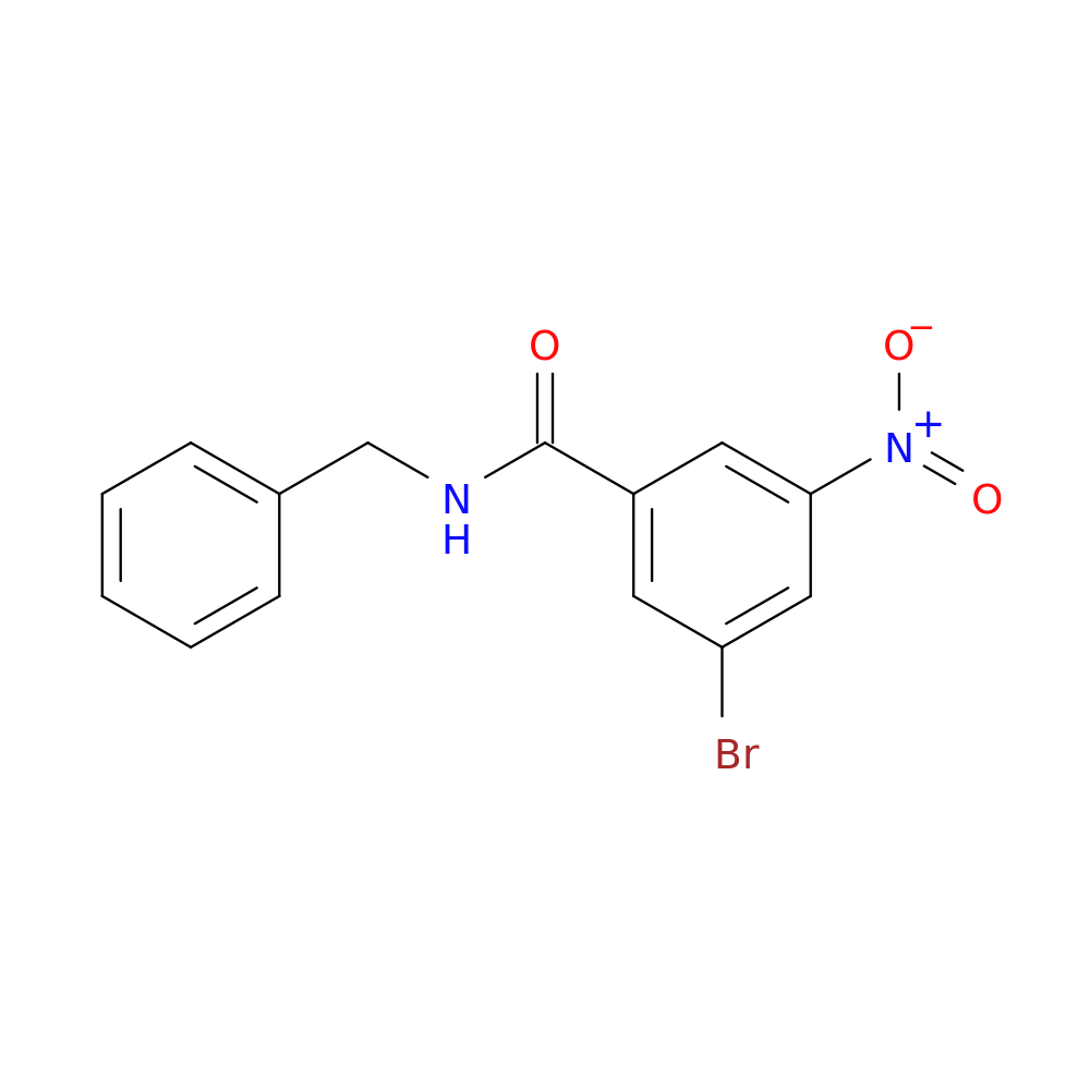 N-Benzyl-3-bromo-5-nitrobenzamide