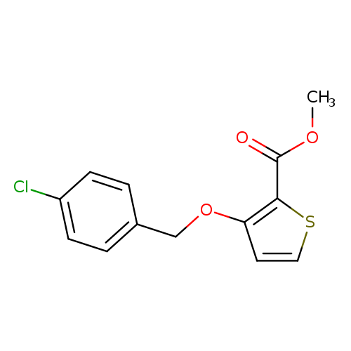 Methyl 3-((4-chlorobenzyl)oxy)thiophene-2-carboxylate