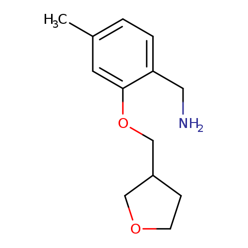 [4-methyl-2-(oxolan-3-ylmethoxy)phenyl]methanamine