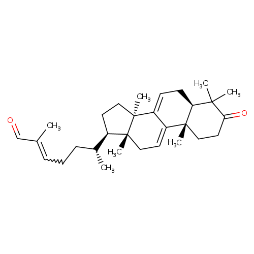 (24E)-3-Oxolanosta-7,9(11),24-trien-26-al