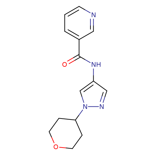 N-[1-(oxan-4-yl)-1H-pyrazol-4-yl]pyridine-3-carboxamide