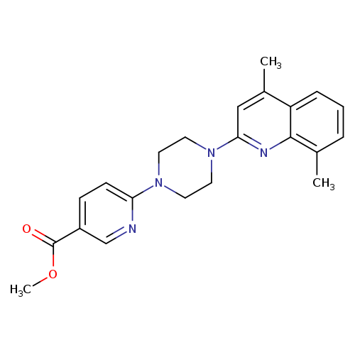 methyl 6-[4-(4,8-dimethylquinolin-2-yl)piperazin-1-yl]pyridine-3-carboxylate