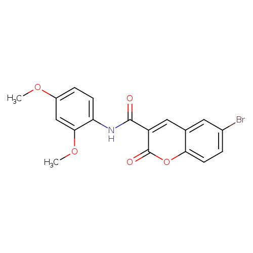 6-bromo-N-(2,4-dimethoxyphenyl)-2-oxo-2H-chromene-3-carboxamide