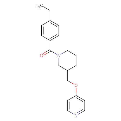 4-{[1-(4-ethylbenzoyl)piperidin-3-yl]methoxy}pyridine