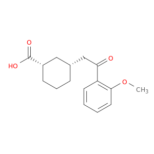 cis-3-[2-(2-Methoxyphenyl)-2-oxoethyl]cyclohexane-1-carboxylic acid