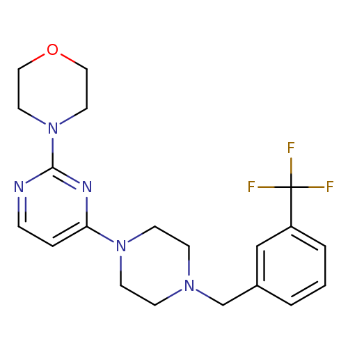 4-[4-(4-{[3-(trifluoromethyl)phenyl]methyl}piperazin-1-yl)pyrimidin-2-yl]morpholine