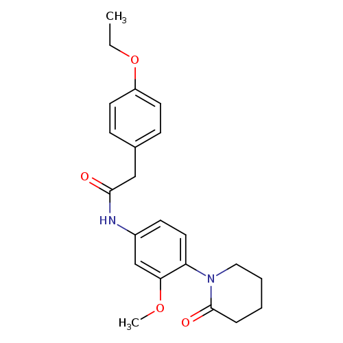 2-(4-ethoxyphenyl)-N-[3-methoxy-4-(2-oxopiperidin-1-yl)phenyl]acetamide