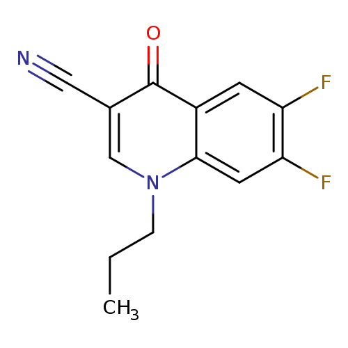 6,7-Difluoro-4-oxo-1-propyl-1,4-dihydro-quinoline-3-carbonitrile