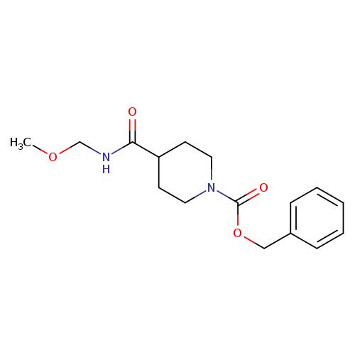 1-Piperidinecarboxylic acid, 4-[(methoxymethylamino)carbonyl]-, phenylmethyl ester