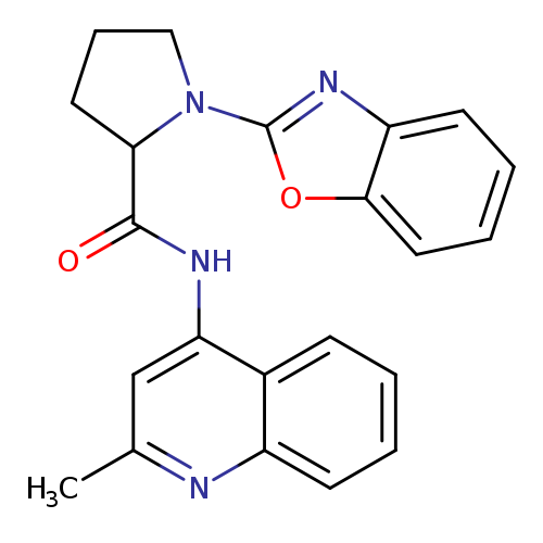 1-(1,3-benzoxazol-2-yl)-N-(2-methylquinolin-4-yl)pyrrolidine-2-carboxamide