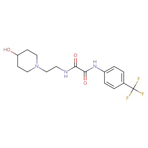 N-[2-(4-hydroxypiperidin-1-yl)ethyl]-N'-[4-(trifluoromethyl)phenyl]ethanediamide
