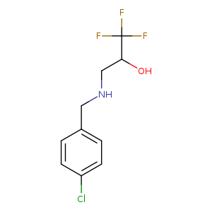 3-{[(4-chlorophenyl)methyl]amino}-1,1,1-trifluoropropan-2-ol