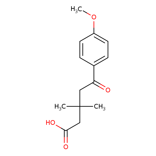5-(4-methoxyphenyl)-3,3-dimethyl-5-oxopentanoic acid