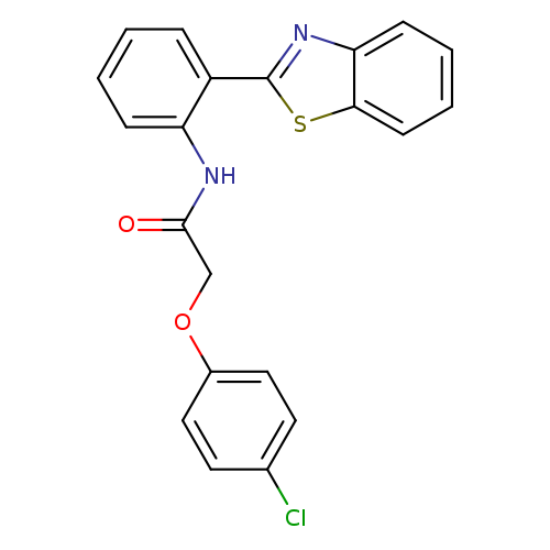 N-[2-(1,3-benzothiazol-2-yl)phenyl]-2-(4-chlorophenoxy)acetamide