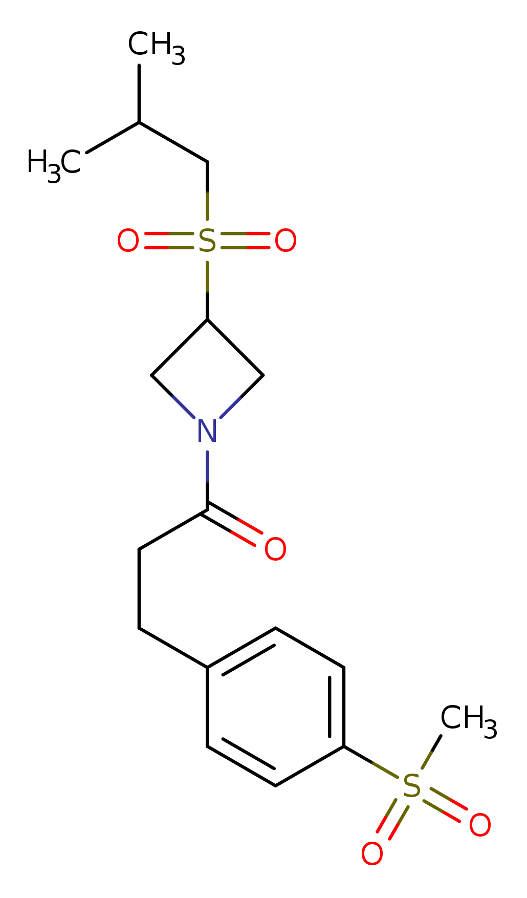 3-(4-methanesulfonylphenyl)-1-[3-(2-methylpropanesulfonyl)azetidin-1-yl]propan-1-one