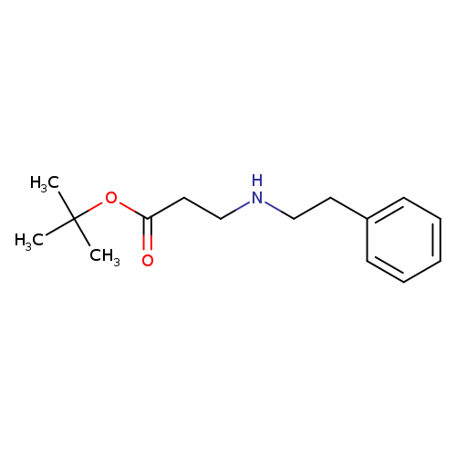 tert-butyl 3-[(2-phenylethyl)amino]propanoate