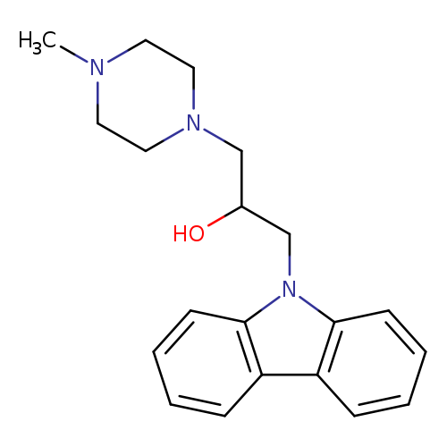 1-Carbazol-9-yl-3-(4-methyl-piperazin-1-yl)-propan-2-ol