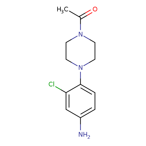 [4-(4-Acetylpiperazin-1-yl)-3-chlorophenyl]amine
