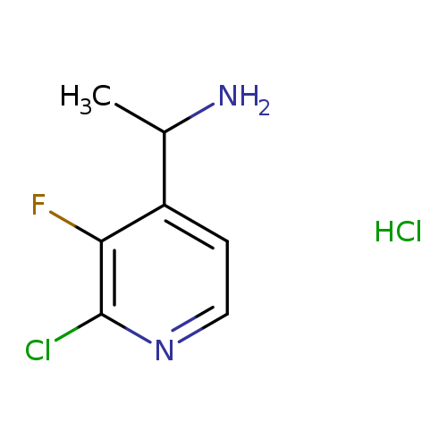 1-(2-chloro-3-fluoropyridin-4-yl)ethan-1-amine hydrochloride